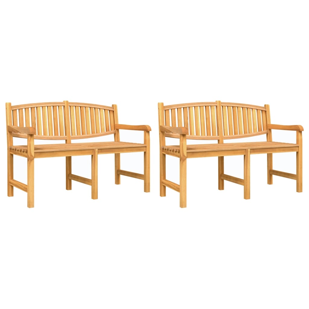 Set da Pranzo per Giardino 5 pz in Legno Massello di Teak 3157945