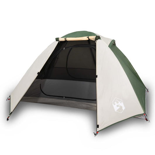 Tenda da Campeggio 2 Persone Verde 224x248x118 cm Taffetà 185T 94323