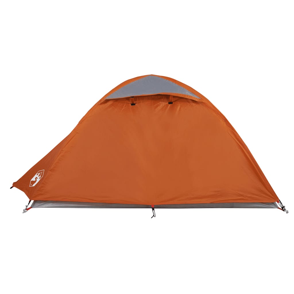 Tenda Campeggio 2Persone Grigia e Arancione 254x135x112 Taffetà 94329