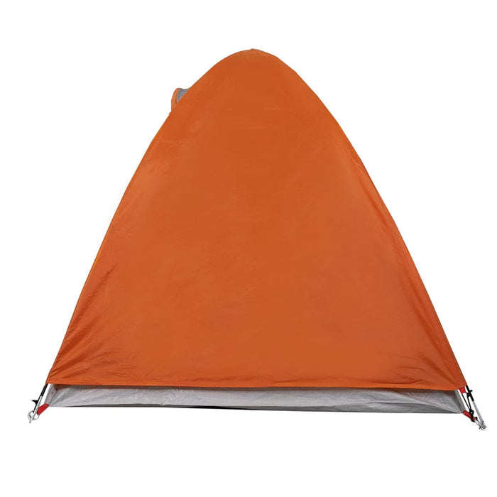 Tenda Campeggio 2Persone Grigia e Arancione 254x135x112 Taffetà 94329