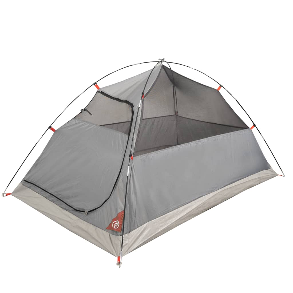 Tenda Campeggio 2Persone Grigia e Arancione 254x135x112 Taffetà 94329