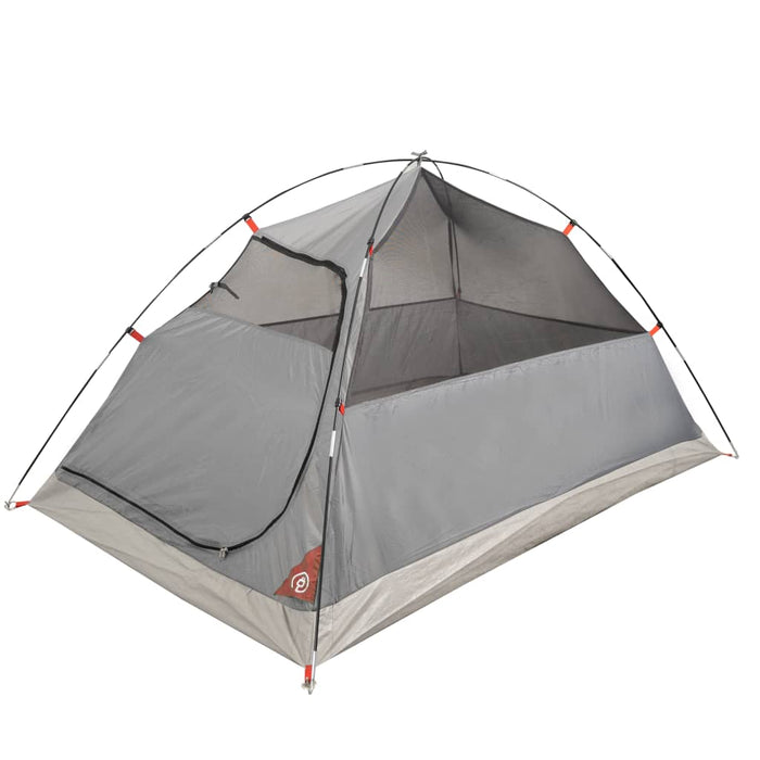 Tenda Campeggio 2Persone Grigia e Arancione 254x135x112 Taffetà 94329