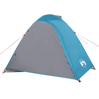 Tenda da Campeggio 2 Persone Blu 264x210x125 cm Taffetà 185T 94332