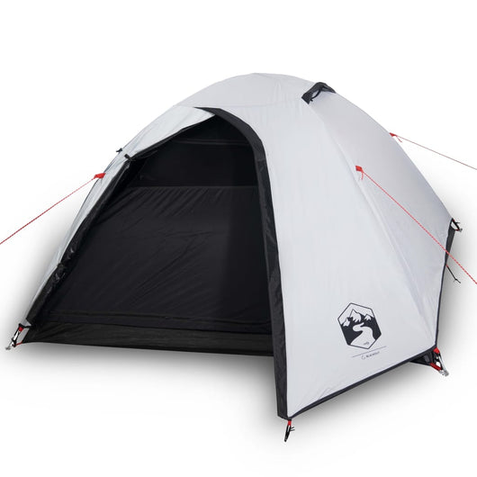 Tenda da Campeggio 4 Persone Bianca 267x272x145 cm Taffetà 185T 94338