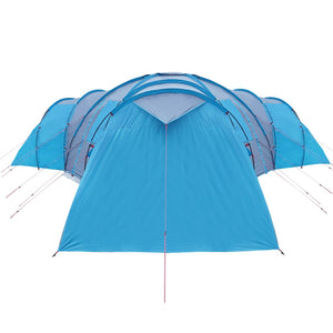 Tenda da Campeggio 12 Persone Blu 840x720x200 cm Taffetà 185T 94347