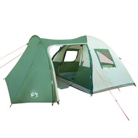 Tenda da Campeggio 6 Persone Verde 466x342x200 cm Taffetà 185T 94353