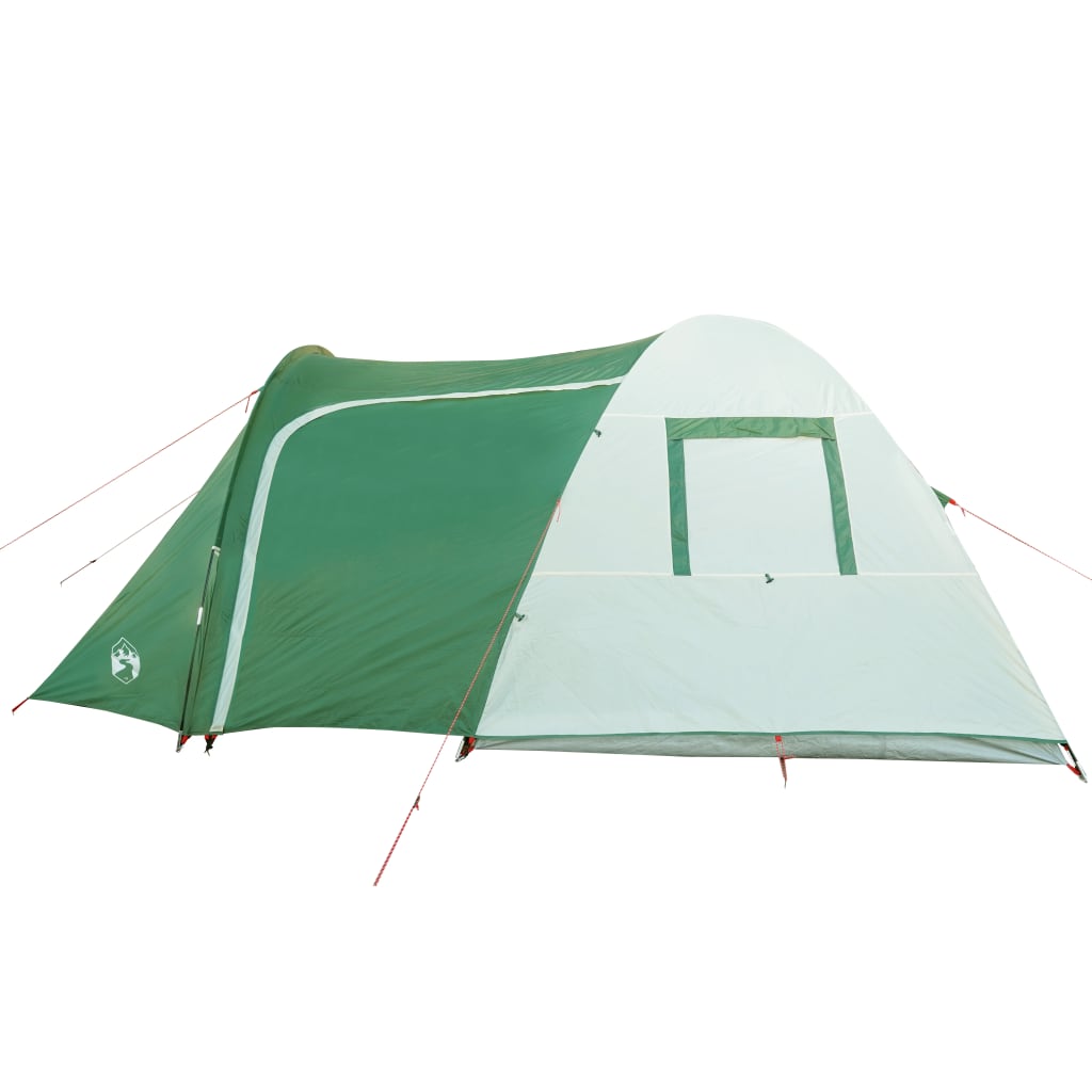 Tenda da Campeggio 6 Persone Verde 466x342x200 cm Taffetà 185T 94353