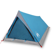 Tenda da Campeggio 2 Persone Blu 200x120x88/62 cm Taffetà 185T 94363