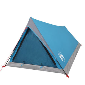 Tenda da Campeggio 2 Persone Blu 200x120x88/62 cm Taffetà 185T 94363