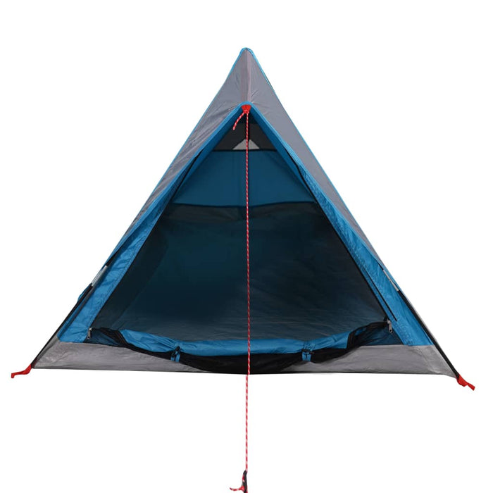 Tenda da Campeggio 2 Persone Blu 200x120x88/62 cm Taffetà 185T 94363