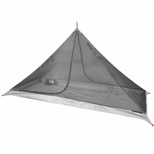 Tenda 1 Persona Grigia e Arancione 255x153x130 cm Taffetà 185T 94385