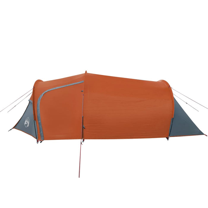 Tenda Campeggio 4Persone Grigia e Arancione 360x135x105 Taffetà 94388