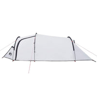 Tenda da Campeggio 4 Persone Bianca 360x135x105 cm Taffetà 185T 94389