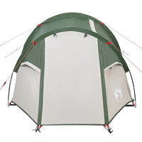 Tenda da Campeggio 3 Persone Verde 370x185x116 cm Taffetà 185T 94390