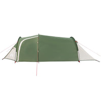 Tenda da Campeggio 3 Persone Verde 370x185x116 cm Taffetà 185T 94390