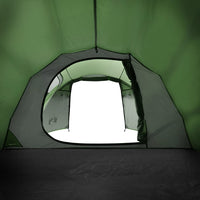 Tenda da Campeggio 3 Persone Verde 370x185x116 cm Taffetà 185T 94390