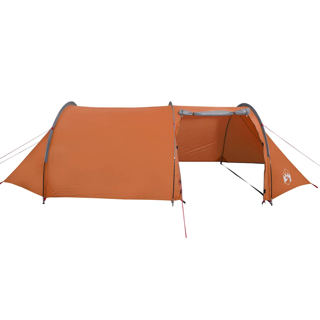 Tenda Campeggio 4Persone Grigia e Arancione 405x170x106 Taffetà 94396