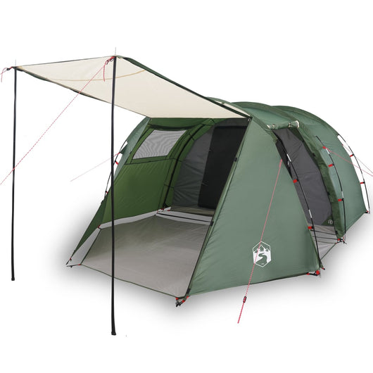 Tenda da Campeggio 4 Persone Verde 420x260x153 cm Taffetà 185T 94397