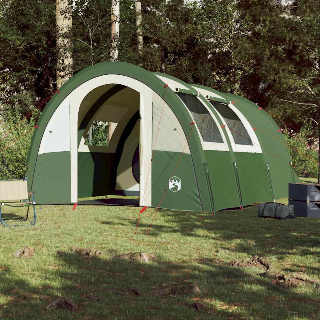 Tenda da Campeggio 4 Persone Verde 483x340x193 cm Taffetà 185T 94400