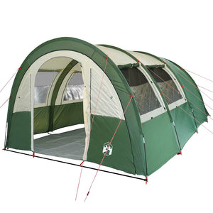 Tenda da Campeggio 4 Persone Verde 483x340x193 cm Taffetà 185T 94400