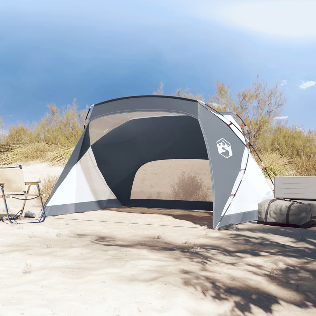 Tenda da Spiaggia Grigia 274x178x170/148 cm Taffetà 185T 94405