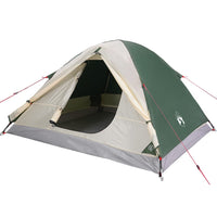 Tenda da Campeggio 3 Persone Verde 240x217x120 cm Taffetà 190T 94409