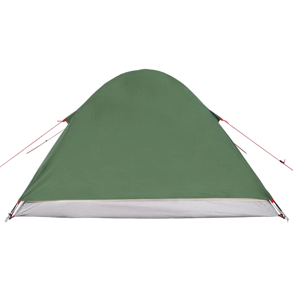 Tenda da Campeggio 3 Persone Verde 240x217x120 cm Taffetà 190T 94409