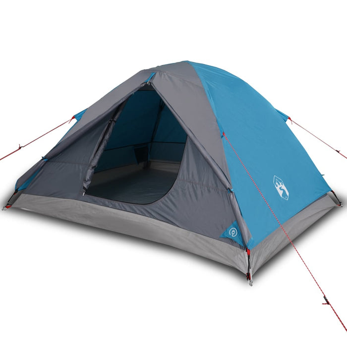 Tenda da Campeggio 3 Persone Blu 240x217x120 cm Taffetà 190T 94410