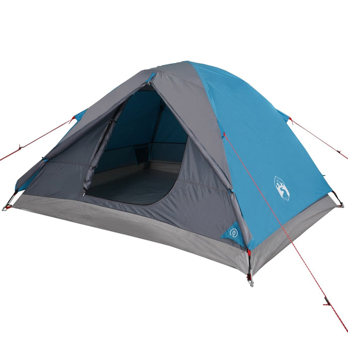 Tenda da Campeggio 3 Persone Blu 240x217x120 cm Taffetà 190T 94410