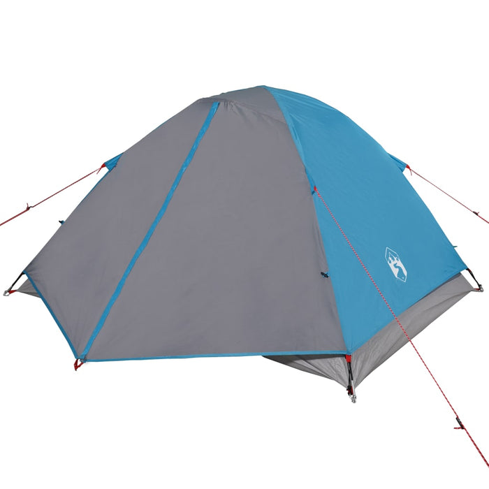 Tenda da Campeggio 3 Persone Blu 240x217x120 cm Taffetà 190T 94410