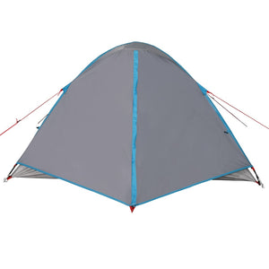 Tenda da Campeggio 3 Persone Blu 240x217x120 cm Taffetà 190T 94410