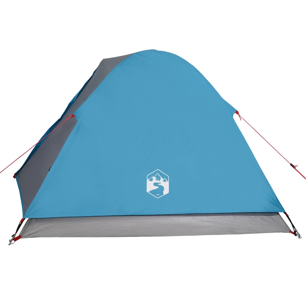 Tenda da Campeggio 3 Persone Blu 240x217x120 cm Taffetà 190T 94410