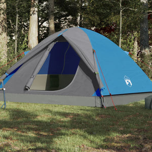 Tenda da Campeggio 3 Persone Blu 240x217x120 cm Taffetà 190T 94410