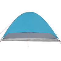 Tenda da Campeggio 6 Persone Blu 348x340x190 cm Taffetà 190T 94413