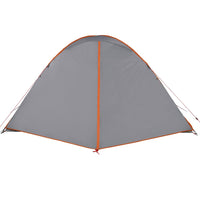 Tenda Campeggio 6Persone Grigia e Arancione 348x340x190 Taffetà 94414