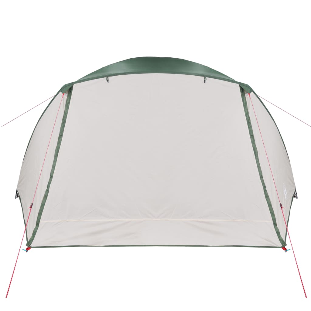 Tenda da Campeggio 6 Persone Verde 412x370x190 cm Taffetà 190T 94418