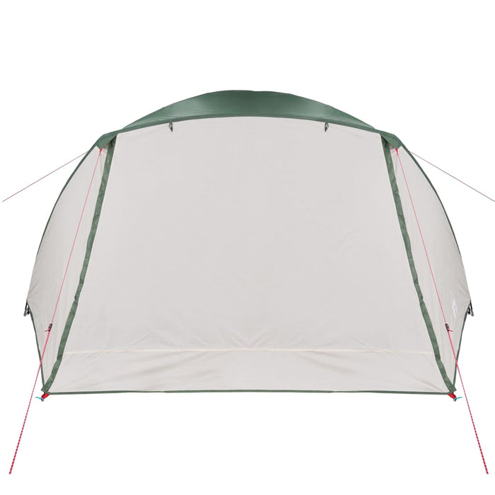 Tenda da Campeggio 6 Persone Verde 412x370x190 cm Taffetà 190T 94418