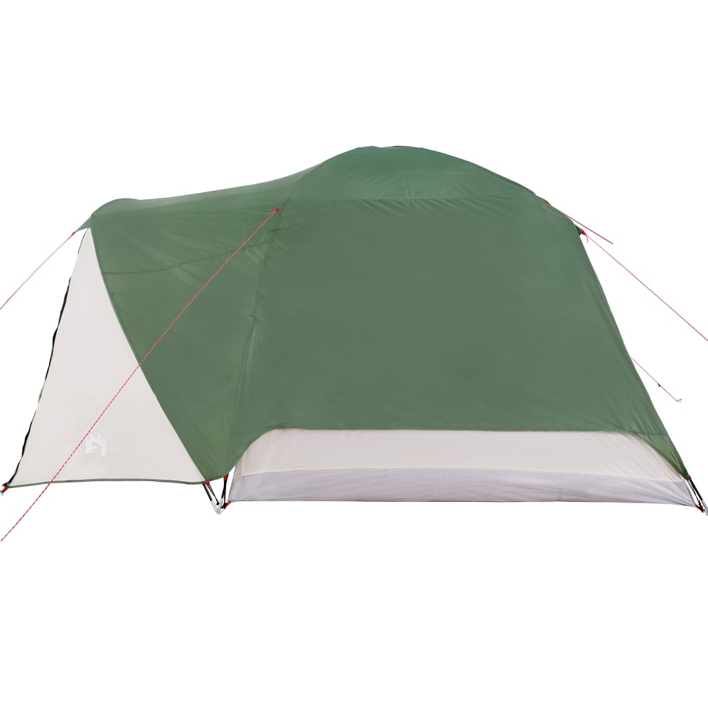 Tenda da Campeggio 6 Persone Verde 412x370x190 cm Taffetà 190T 94418