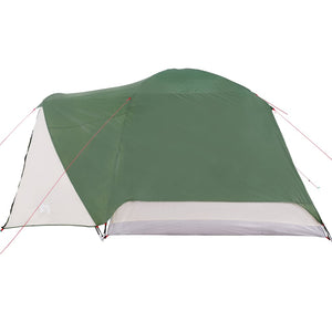 Tenda da Campeggio 6 Persone Verde 412x370x190 cm Taffetà 190T 94418