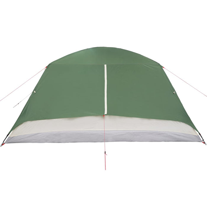 Tenda da Campeggio 6 Persone Verde 412x370x190 cm Taffetà 190T 94418