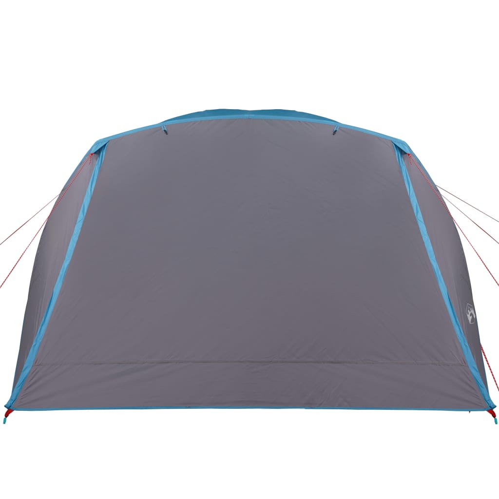 Tenda da Campeggio 6 Persone Blu 412x370x190 cm Taffetà 190T 94419