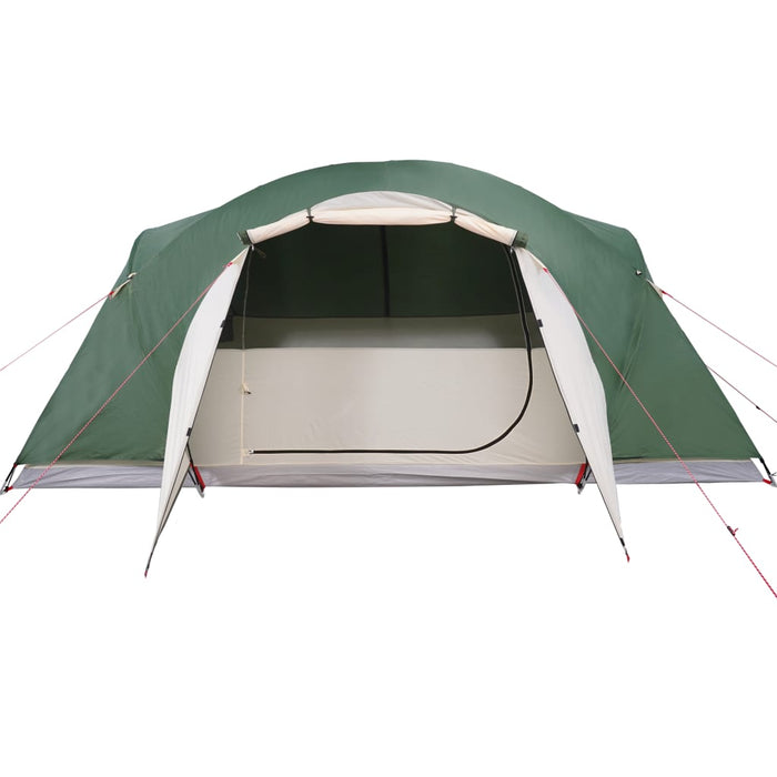 Tenda da Campeggio 8 Persone Verde 360x430x195 cm Taffetà 190T 94421