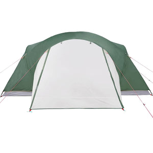 Tenda da Campeggio 8 Persone Verde 360x430x195 cm Taffetà 190T 94421