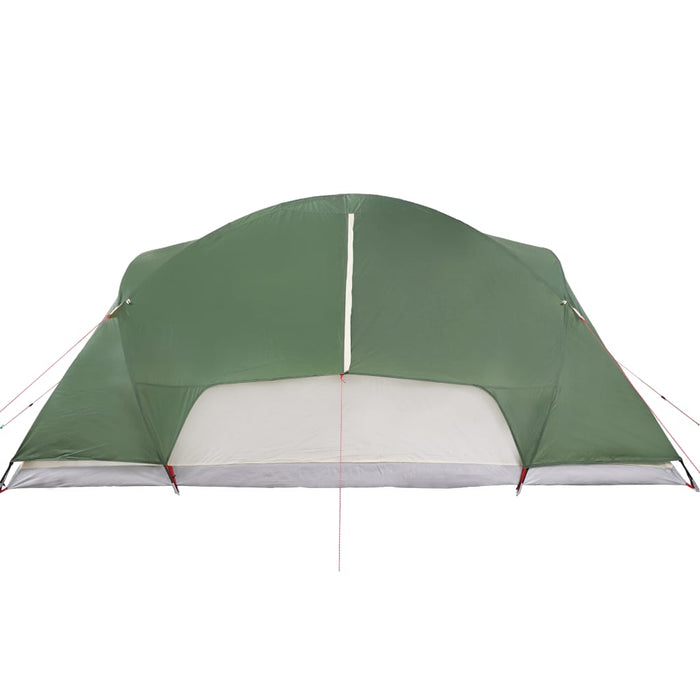 Tenda da Campeggio 8 Persone Verde 360x430x195 cm Taffetà 190T 94421