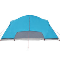 Tenda da Campeggio 8 Persone Blu 360x430x195 cm Taffetà 190T 94422