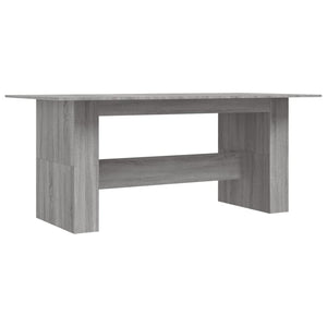 Tavolo da Pranzo Grigio Sonoma 180x90x76 cm Legno Multistratocod mxl 84400