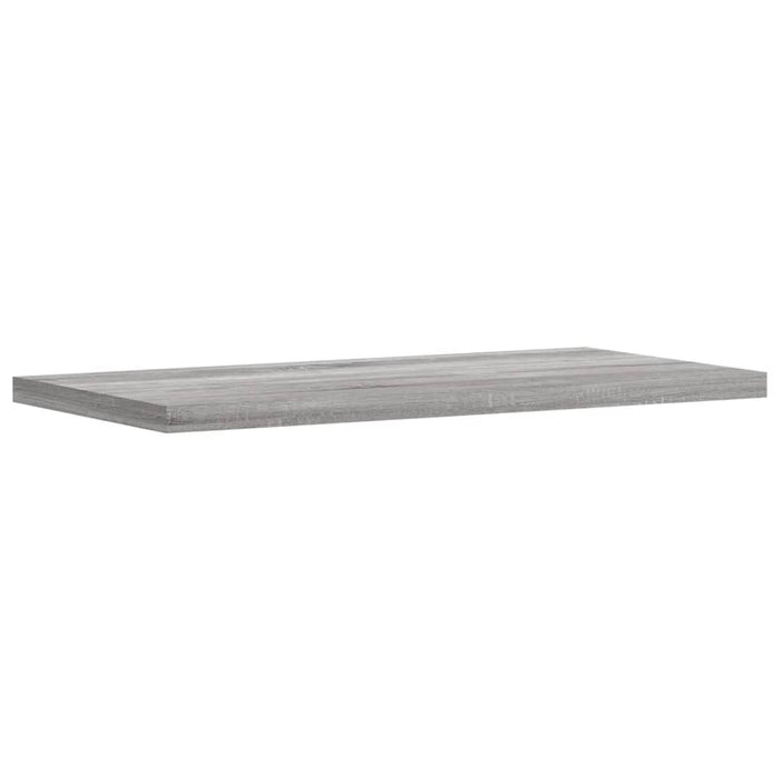 Mensole Parete 4pz Grigio Sonoma 40x20x1,5cm Legno Multistrato 838203