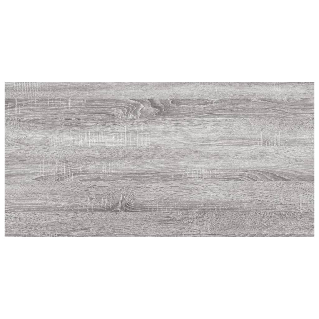 Mensole Parete 4pz Grigio Sonoma 40x20x1,5cm Legno Multistrato 838203