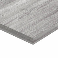 Mensole Parete 4pz Grigio Sonoma 40x20x1,5cm Legno Multistrato 838203