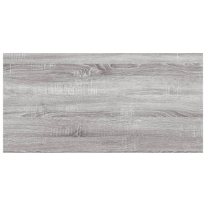 Mensole Parete 8pz Grigio Sonoma 40x20x1,5cm Legno Multistrato 838204